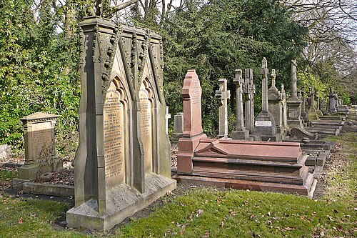 Lawnswood Cemetery, West Yorkshire