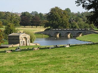 Kedleston Hall gardens, Derbyshire